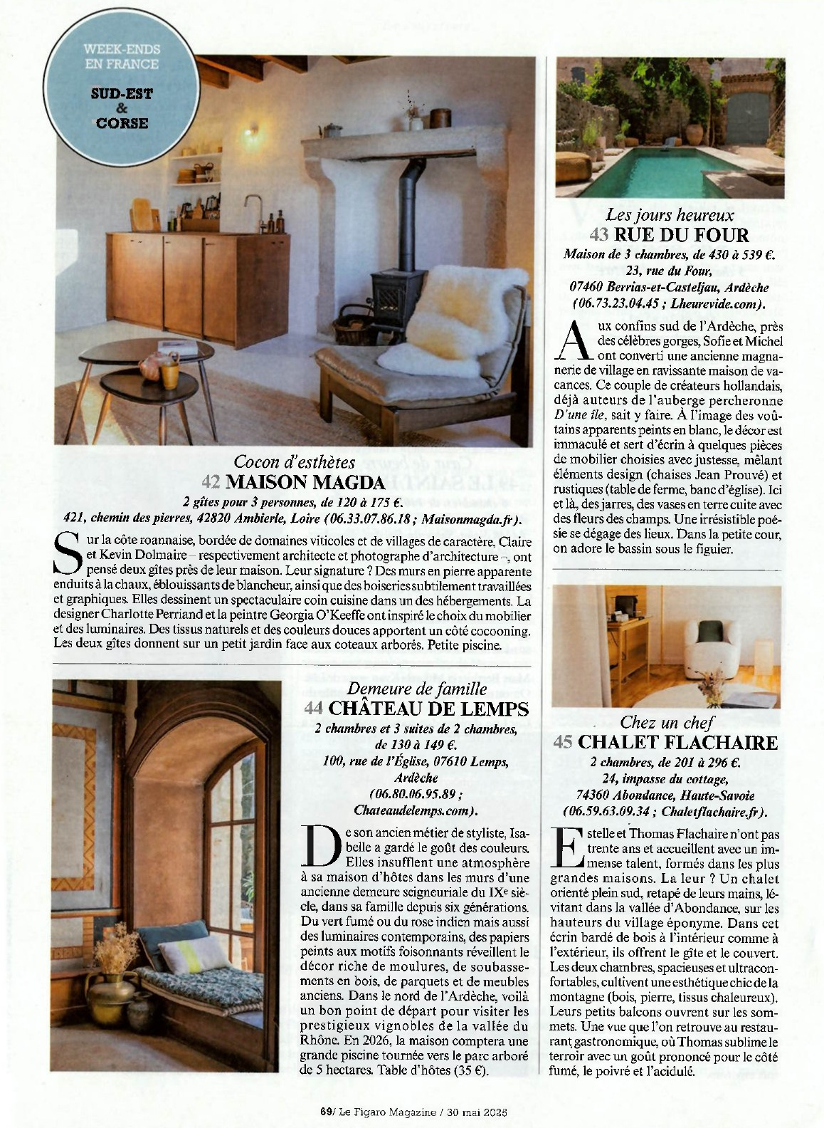 Le Figaro magazine - Maison Magda - 31 MAI 2025
